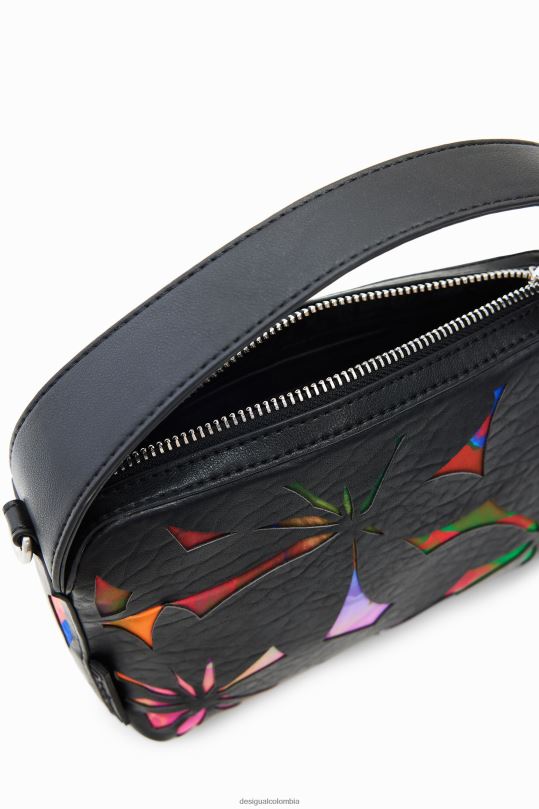 Desigual Colombia pagina oficial - accesorio 4802L1210 mujer Desigual bolso mini con flores troqueladas