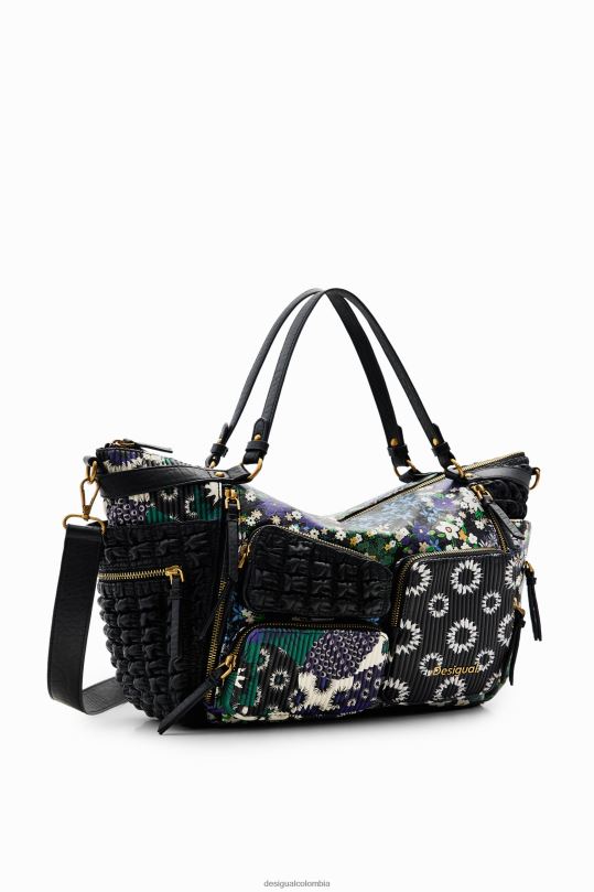 Desigual zapatos Colombia - accesorio 4802L1218 mujer Desigual bolso grande de retales