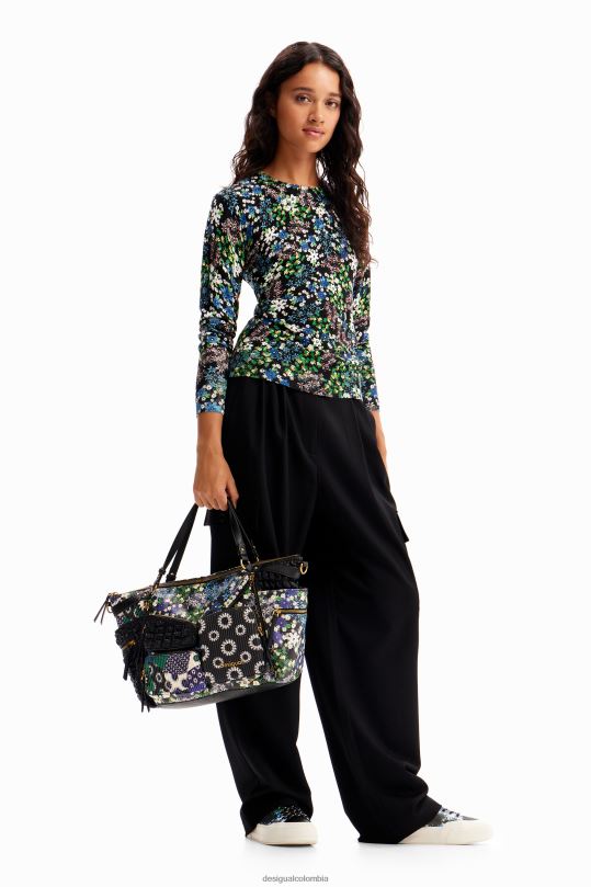 Desigual zapatos Colombia - accesorio 4802L1218 mujer Desigual bolso grande de retales