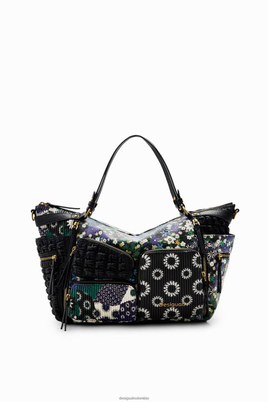 Desigual zapatos Colombia - accesorio 4802L1218 mujer Desigual bolso grande de retales