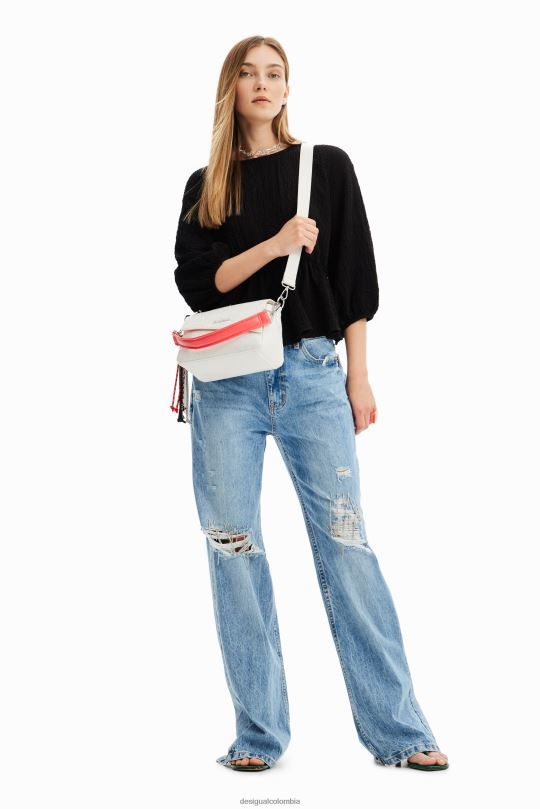 accesorio 4802L1241 mujer Desigual bolso pequeño bordado - Desigual Colombia Medellín