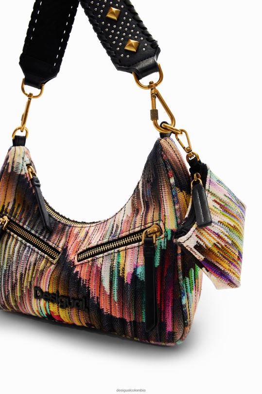 accesorio 4802L1244 mujer Desigual pequeña bolsa de lona - Desigual shop