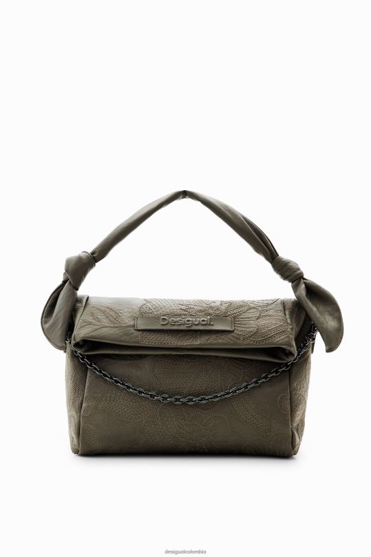 Desigual Colombia pagina oficial - accesorio 4802L1246 mujer Desigual bolso mediano con bordado floral