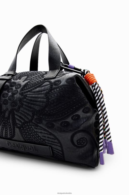 Desigual Colombia - accesorio 4802L1247 mujer Desigual bolso mediano con bordado floral
