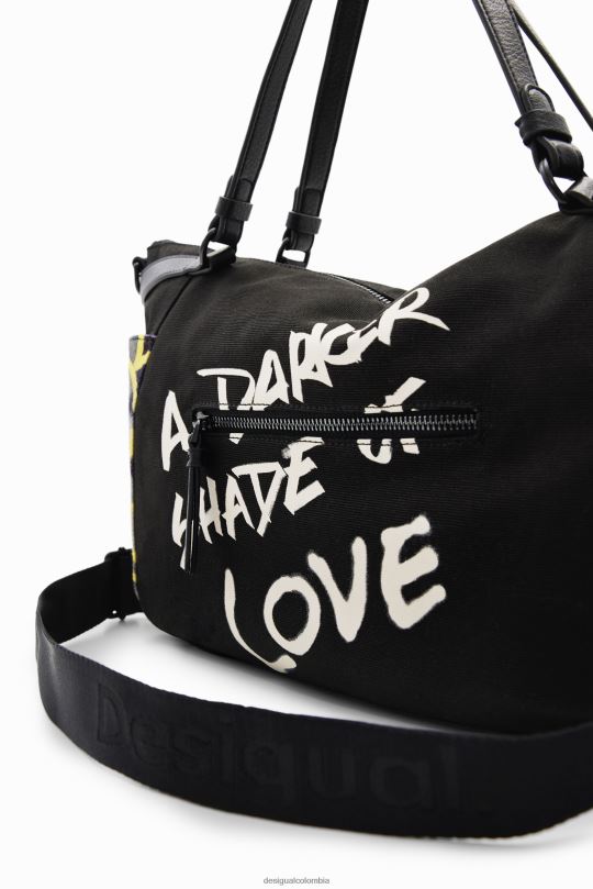 Desigual zapatos Colombia - accesorio 4802L1254 mujer Desigual bolsa grande de lona para periódicos