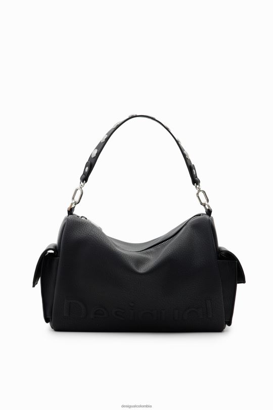 accesorio 4802L1258 mujer Desigual bolso mediano con medio logo - Desigual Colombia rebajas