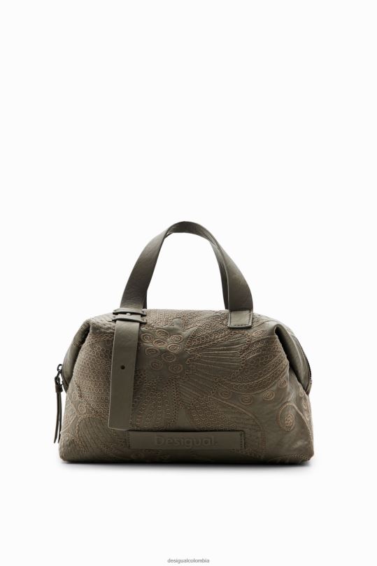 accesorio 4802L1260 mujer Desigual bolso mediano con bordado floral - Desigual sales online