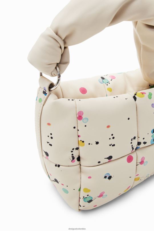 accesorio 4802L1261 mujer Desigual bolsa acolchada con gotas - Desigual Colombia Medellín