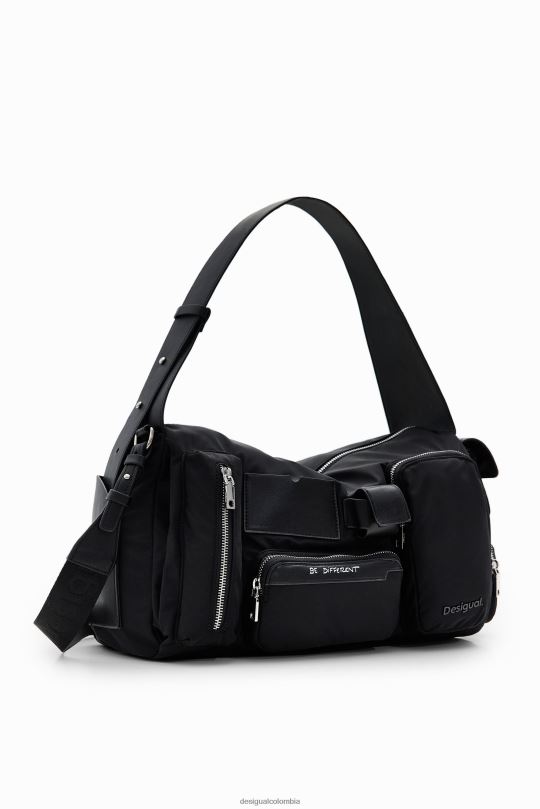blusas Desigual bogota - accesorio 4802L1281 mujer Desigual bolso grande con bolsillos de nailon