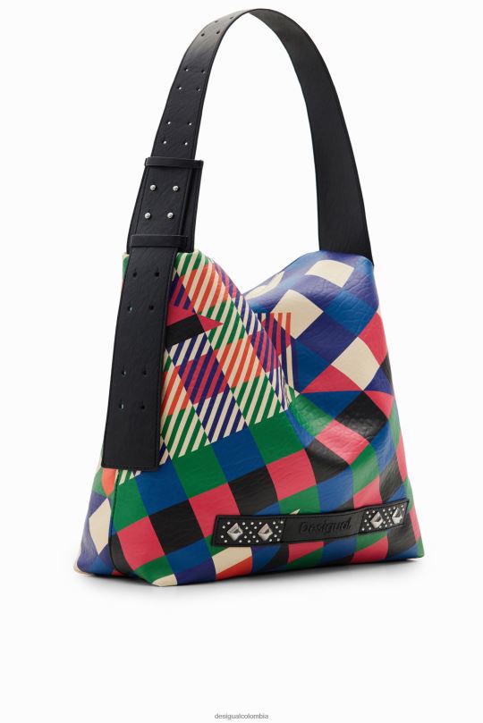 accesorio 4802L1290 mujer Desigual bolso mediano con diamantes - Desigual Colombia rebajas