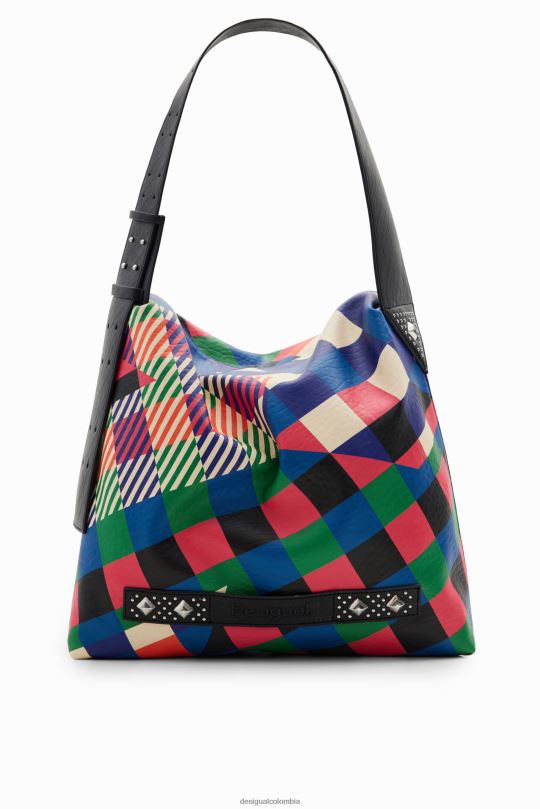 accesorio 4802L1290 mujer Desigual bolso mediano con diamantes - Desigual Colombia rebajas