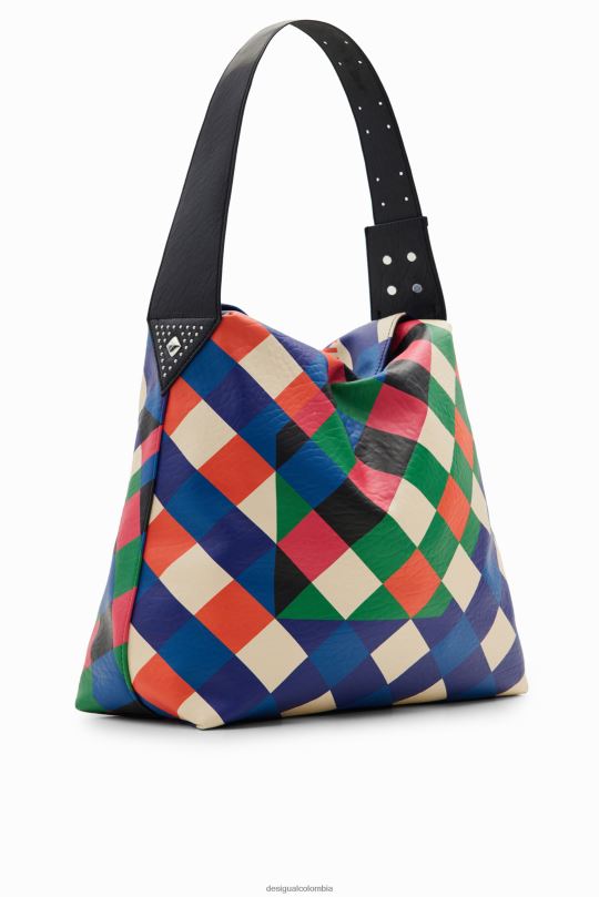 accesorio 4802L1290 mujer Desigual bolso mediano con diamantes - Desigual Colombia rebajas