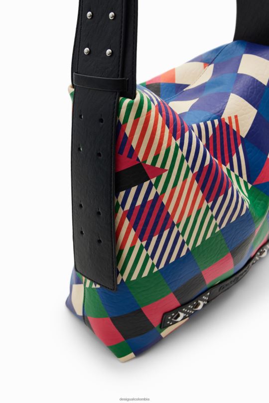 accesorio 4802L1290 mujer Desigual bolso mediano con diamantes - Desigual Colombia rebajas
