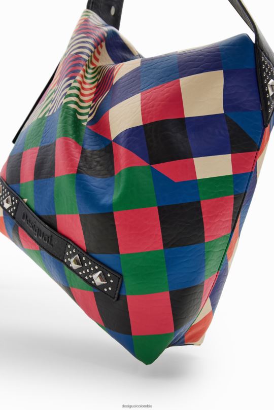 accesorio 4802L1290 mujer Desigual bolso mediano con diamantes - Desigual Colombia rebajas