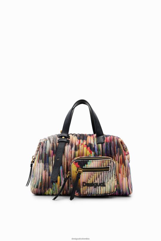 accesorio 4802L1305 mujer Desigual bolso de lona mediano - Desigual shop