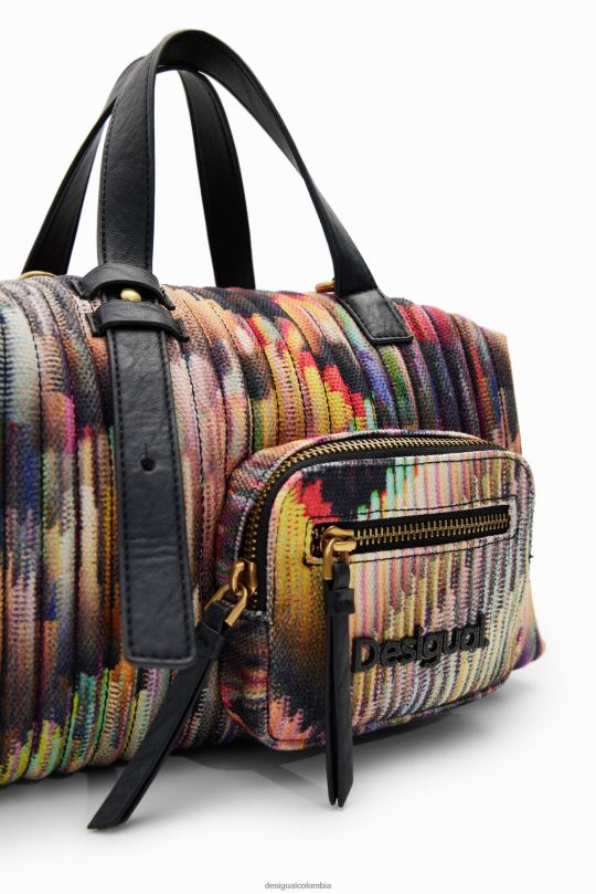 accesorio 4802L1305 mujer Desigual bolso de lona mediano - Desigual shop