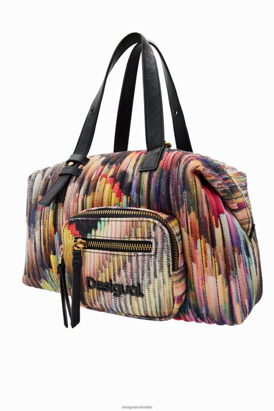 accesorio 4802L1305 mujer Desigual bolso de lona mediano - Desigual shop