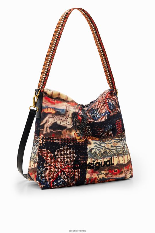Desigual Colombia pagina oficial - accesorio 4802L1306 mujer Desigual metro. bolso tapizado mediano de christian lacroix