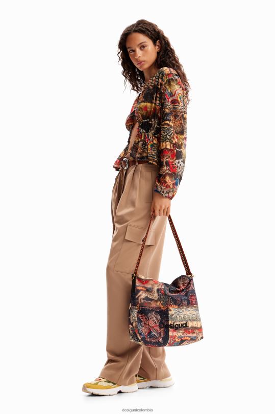 Desigual Colombia pagina oficial - accesorio 4802L1306 mujer Desigual metro. bolso tapizado mediano de christian lacroix
