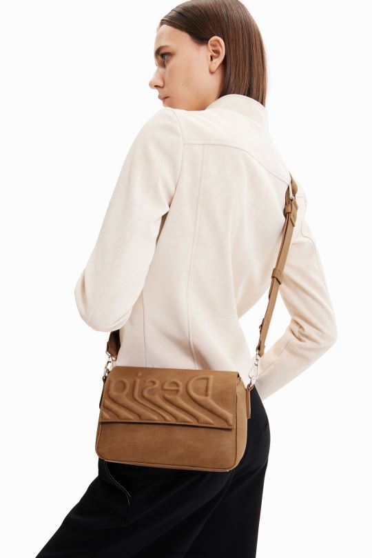 Desigual zapatos Colombia - accesorio 4802L1322 mujer Desigual bolso pequeño con logo en relieve
