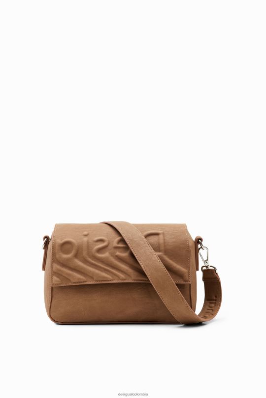 Desigual zapatos Colombia - accesorio 4802L1322 mujer Desigual bolso pequeño con logo en relieve