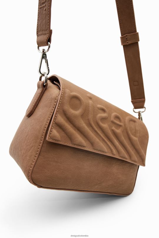 Desigual zapatos Colombia - accesorio 4802L1322 mujer Desigual bolso pequeño con logo en relieve