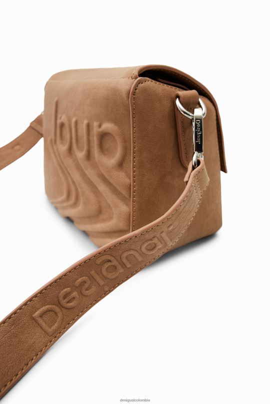 Desigual zapatos Colombia - accesorio 4802L1322 mujer Desigual bolso pequeño con logo en relieve