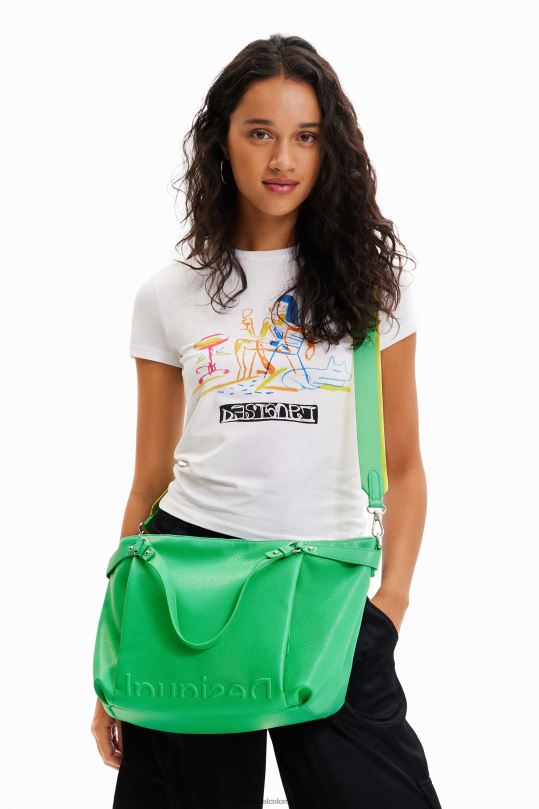 blusas Desigual bogota - accesorio 4802L1324 mujer Desigual bolso liso grande