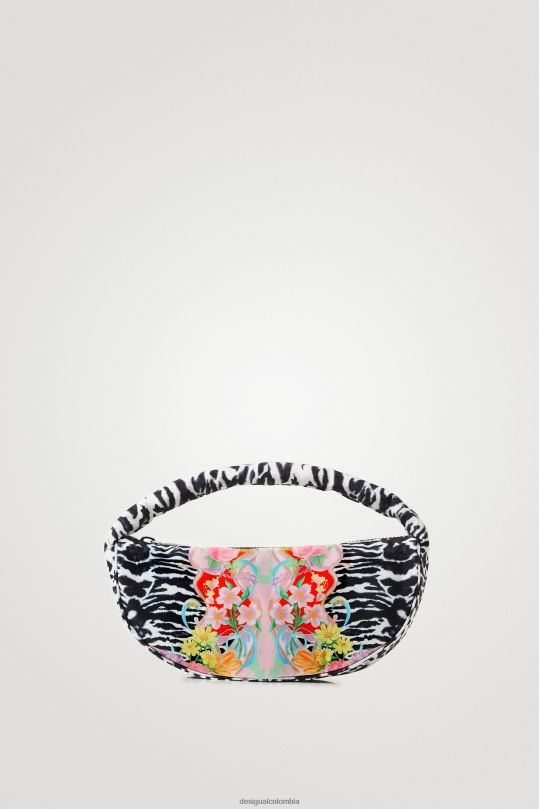 accesorio 4802L1334 mujer Desigual bolso bandolera de cebra - Desigual sales online