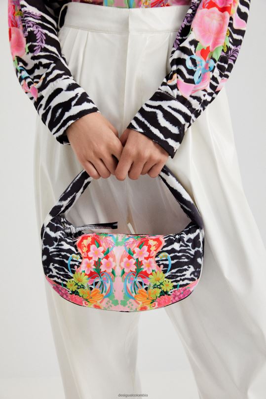 accesorio 4802L1334 mujer Desigual bolso bandolera de cebra - Desigual sales online