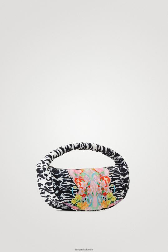 accesorio 4802L1334 mujer Desigual bolso bandolera de cebra - Desigual sales online