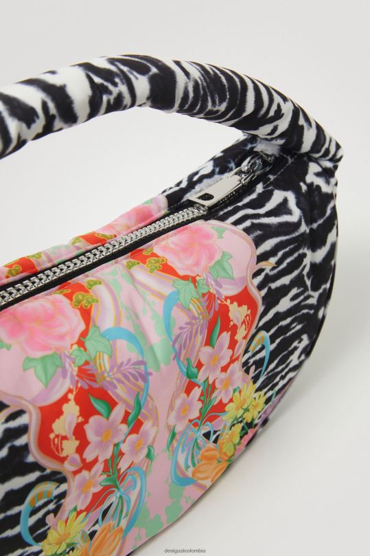 accesorio 4802L1334 mujer Desigual bolso bandolera de cebra - Desigual sales online