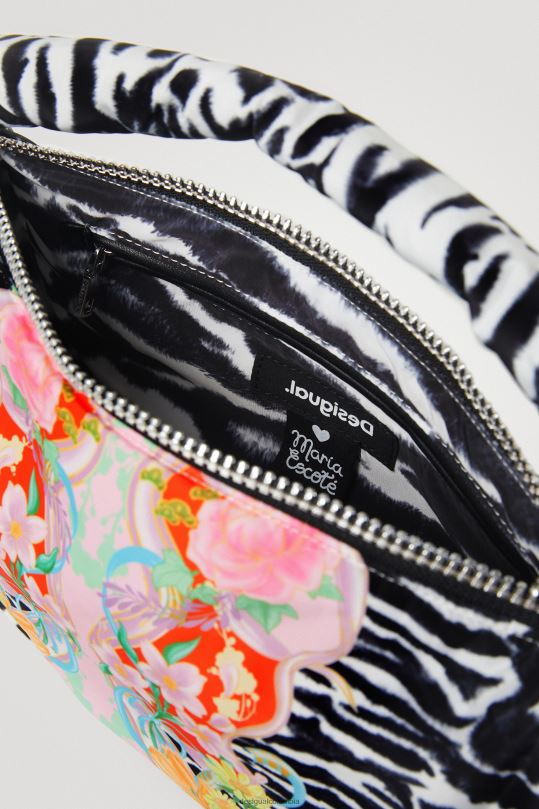 accesorio 4802L1334 mujer Desigual bolso bandolera de cebra - Desigual sales online