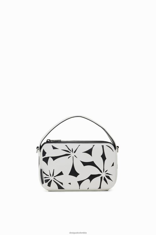 accesorio 4802L1341 mujer Desigual bolso mini con flores troqueladas - Desigual shop