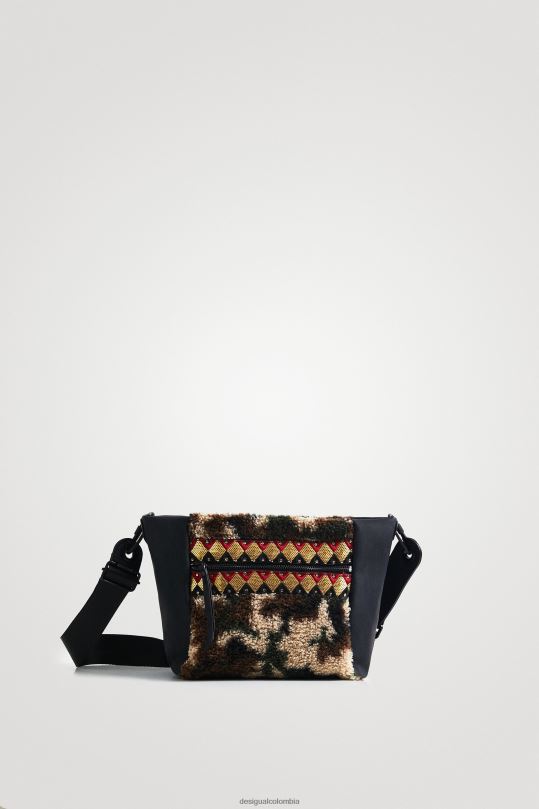 accesorio 4802L1381 mujer Desigual bolso bandolera de lana - Desigual sale damen
