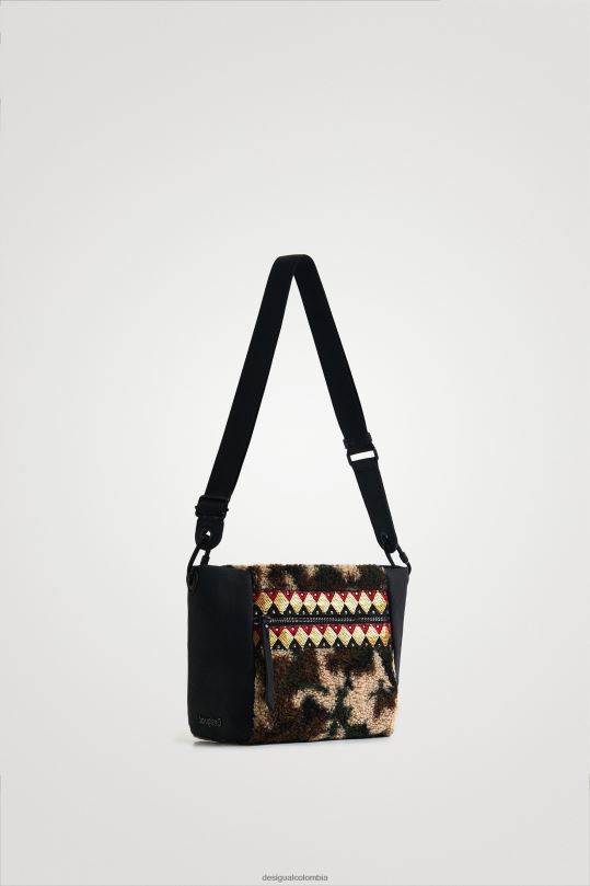 accesorio 4802L1381 mujer Desigual bolso bandolera de lana - Desigual sale damen