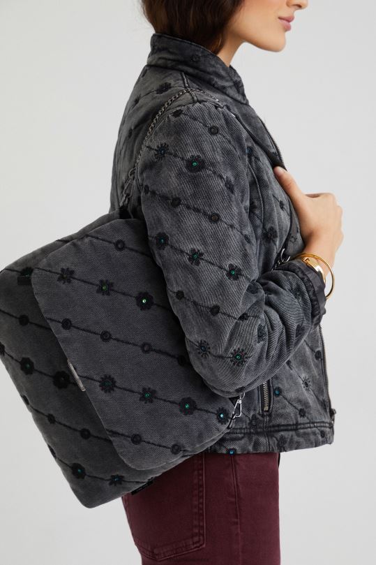 accesorio 4802L1382 mujer Desigual bolso bandolera efecto denim - Desigual sales online