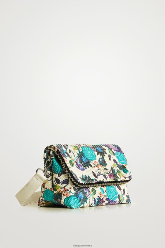 Desigual Colombia pagina oficial - accesorio 4802L1387 mujer Desigual bolso bandolera con motivo floral trenzado