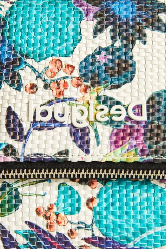 Desigual Colombia pagina oficial - accesorio 4802L1387 mujer Desigual bolso bandolera con motivo floral trenzado