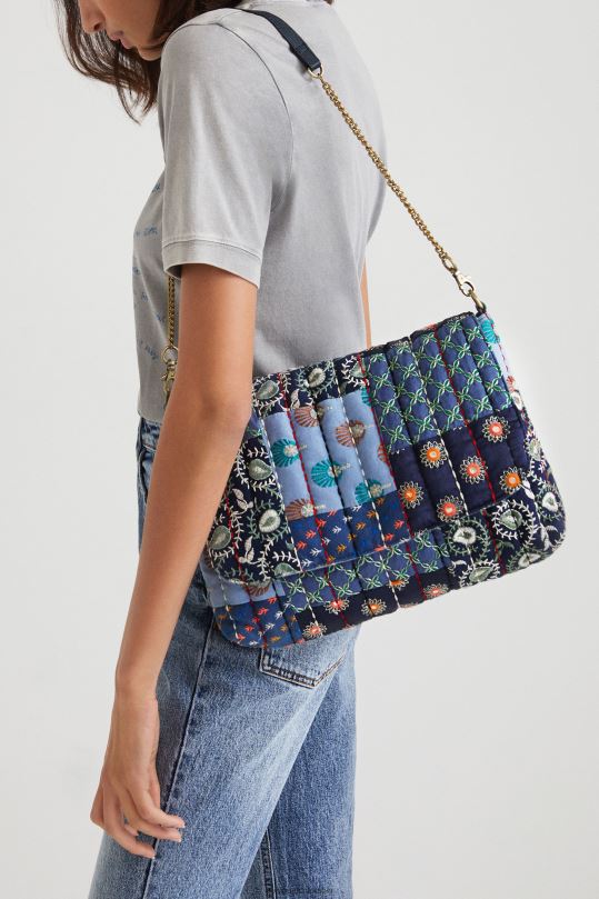 Desigual Colombia - accesorio 4802L1389 mujer Desigual bolso bandolera de tela bordada