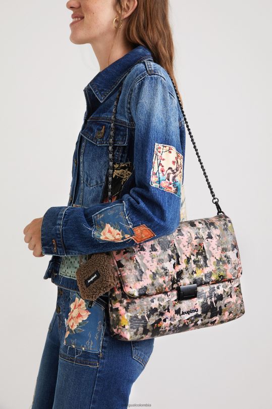 accesorio 4802L1396 mujer Desigual solapa de cierre exterior del bolso bandolera - Desigual Colombia rebajas
