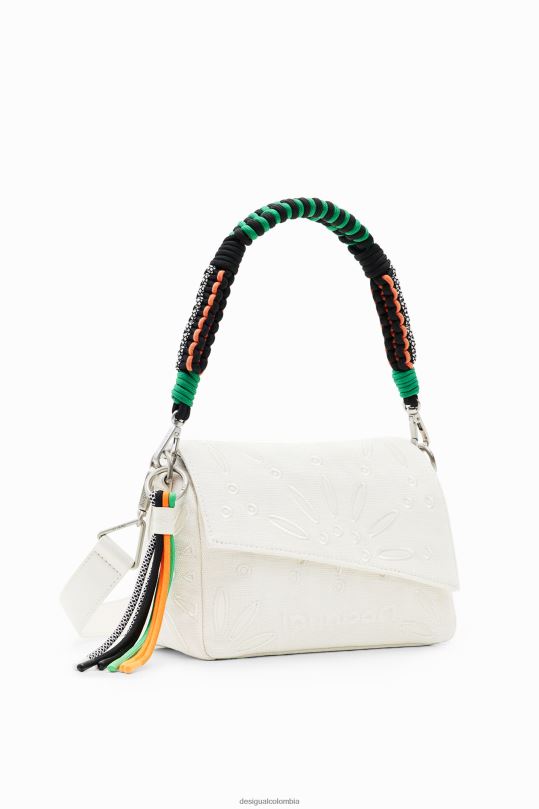 accesorio 4802L415 mujer Desigual bolso pequeño con bordado suizo - Desigual shop