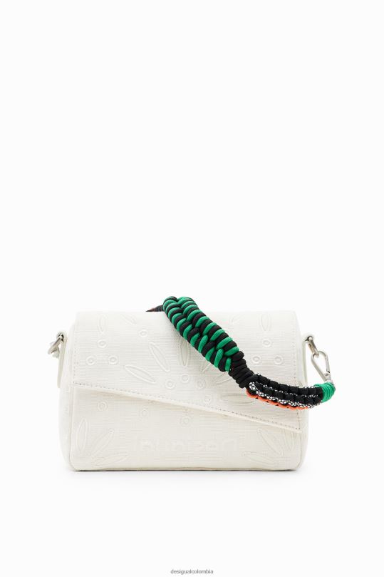 accesorio 4802L415 mujer Desigual bolso pequeño con bordado suizo - Desigual shop