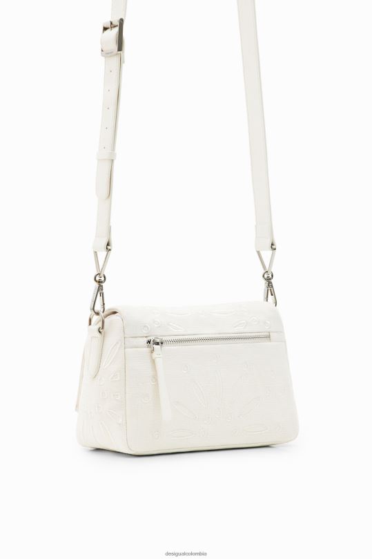 accesorio 4802L415 mujer Desigual bolso pequeño con bordado suizo - Desigual shop