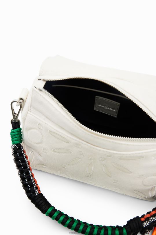accesorio 4802L415 mujer Desigual bolso pequeño con bordado suizo - Desigual shop