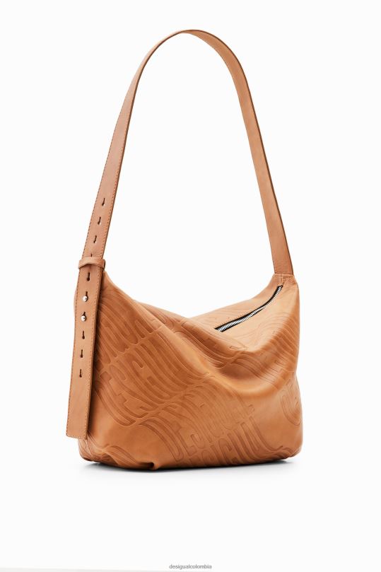 Desigual zapatos Colombia - accesorio 4802L534 mujer Desigual bolso grande de piel con logo