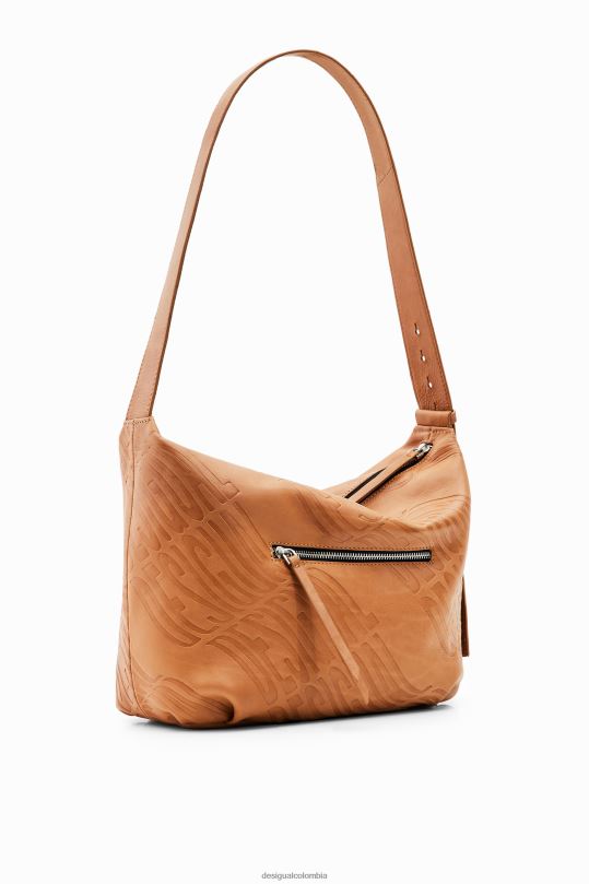 Desigual zapatos Colombia - accesorio 4802L534 mujer Desigual bolso grande de piel con logo