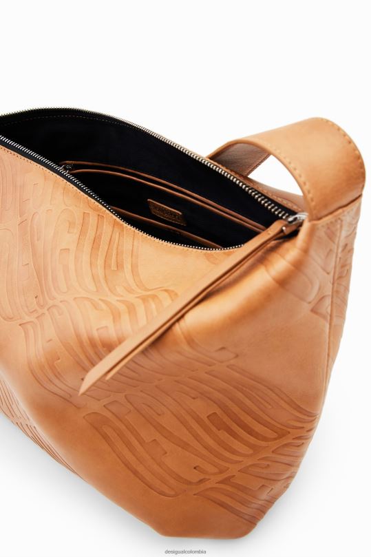 Desigual zapatos Colombia - accesorio 4802L534 mujer Desigual bolso grande de piel con logo