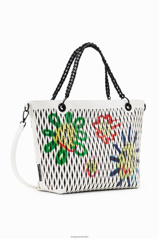 accesorio 4802L601 mujer Desigual bolso grande con soles troquelados - Desigual sale damen