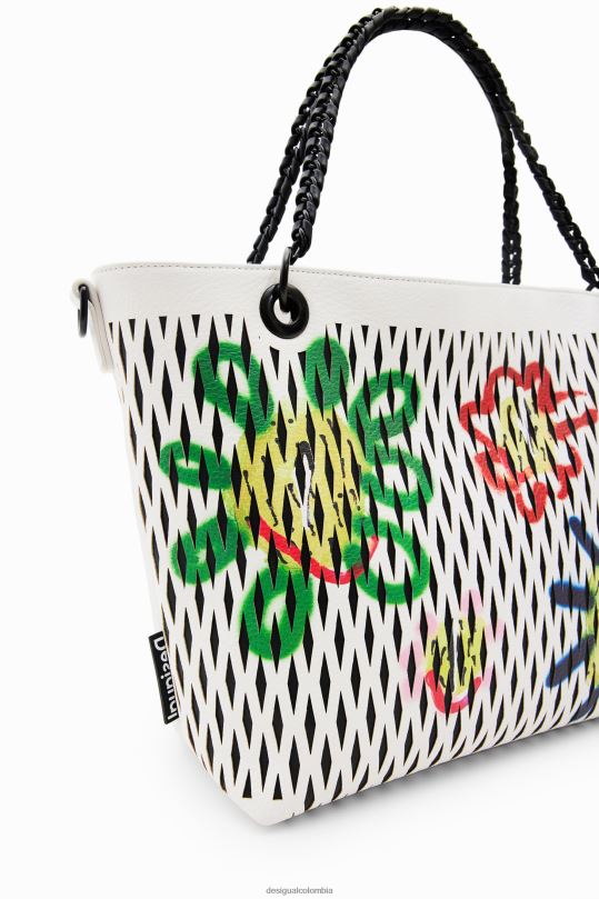accesorio 4802L601 mujer Desigual bolso grande con soles troquelados - Desigual sale damen